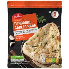 Haldiram Tandoori Garlic Naan 1.28kg(16pcs)