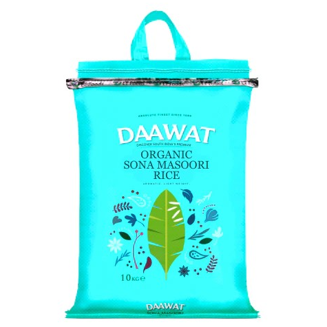 Daawat Organic Sona Masoori Rice 10kg