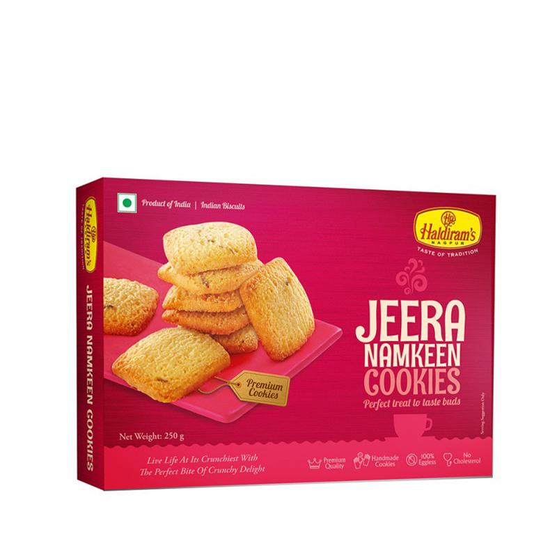 Haldirams Jeera Namkeen Biscuits - 250gm