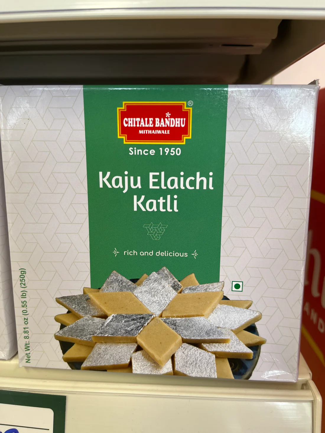 Chitale Bandhu Kaju Katli, 250g