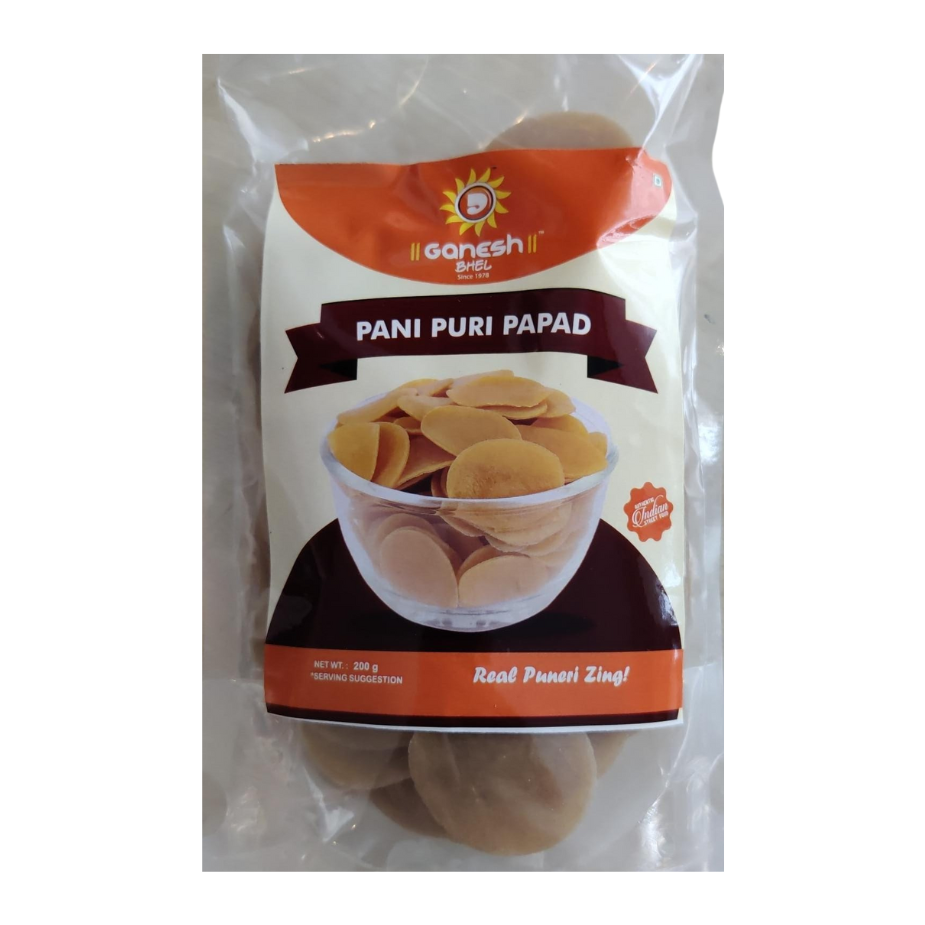 Ganesh Bhel Pani Puri Papad 200g