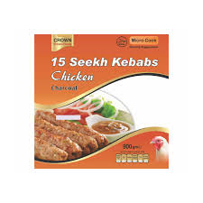 Crown Seekh Chicken Kebab 15pcs