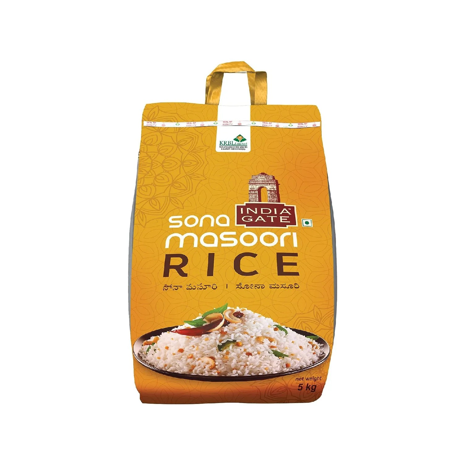 India Gate Sonamasoori Rice 5kg