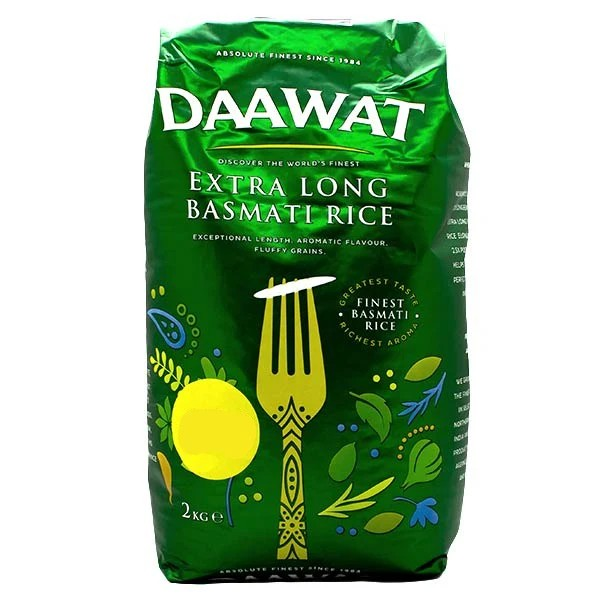 Daawat Green Basmati Rice 2kg