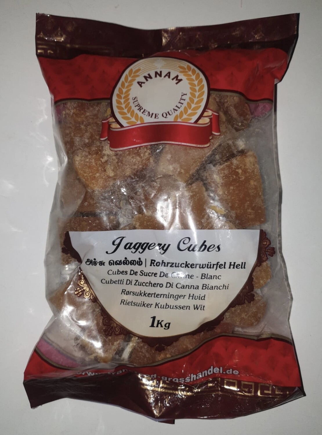 Annam Jaggery Cubes Brown 1kg