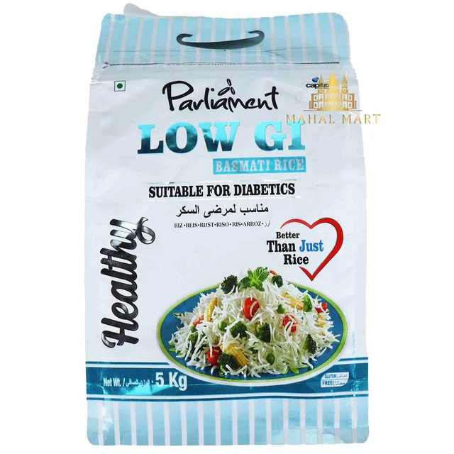 Parliment Low Gi Basmati Rice 5kg