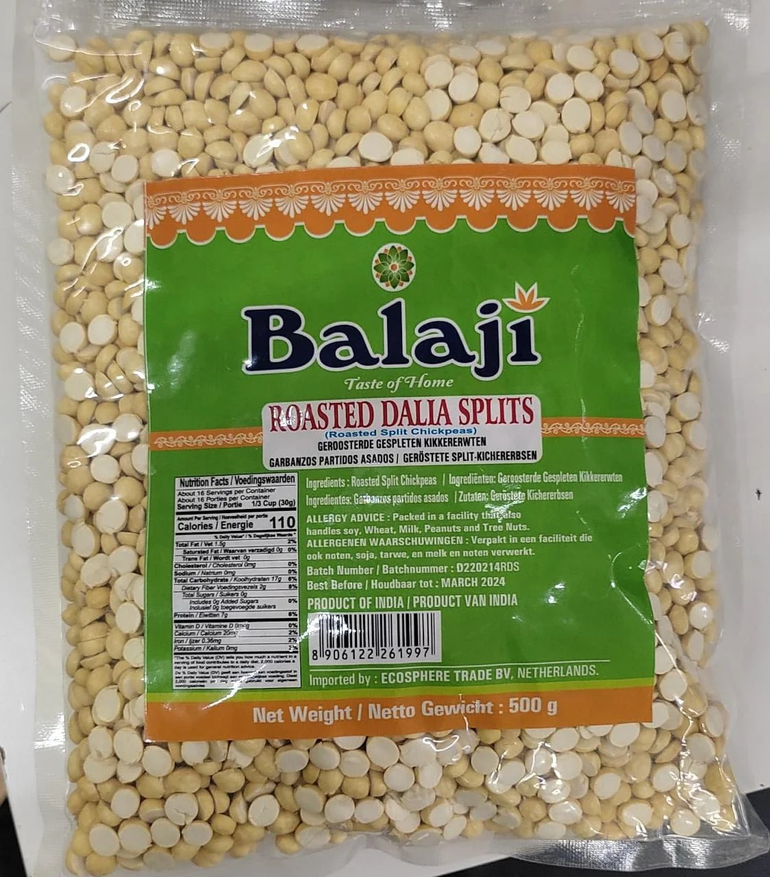 Balaji Roasted Dalia Splits 750g