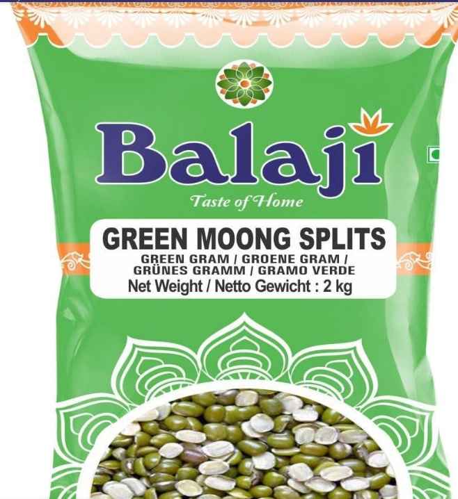 Balaji Green Mung Split 1kg