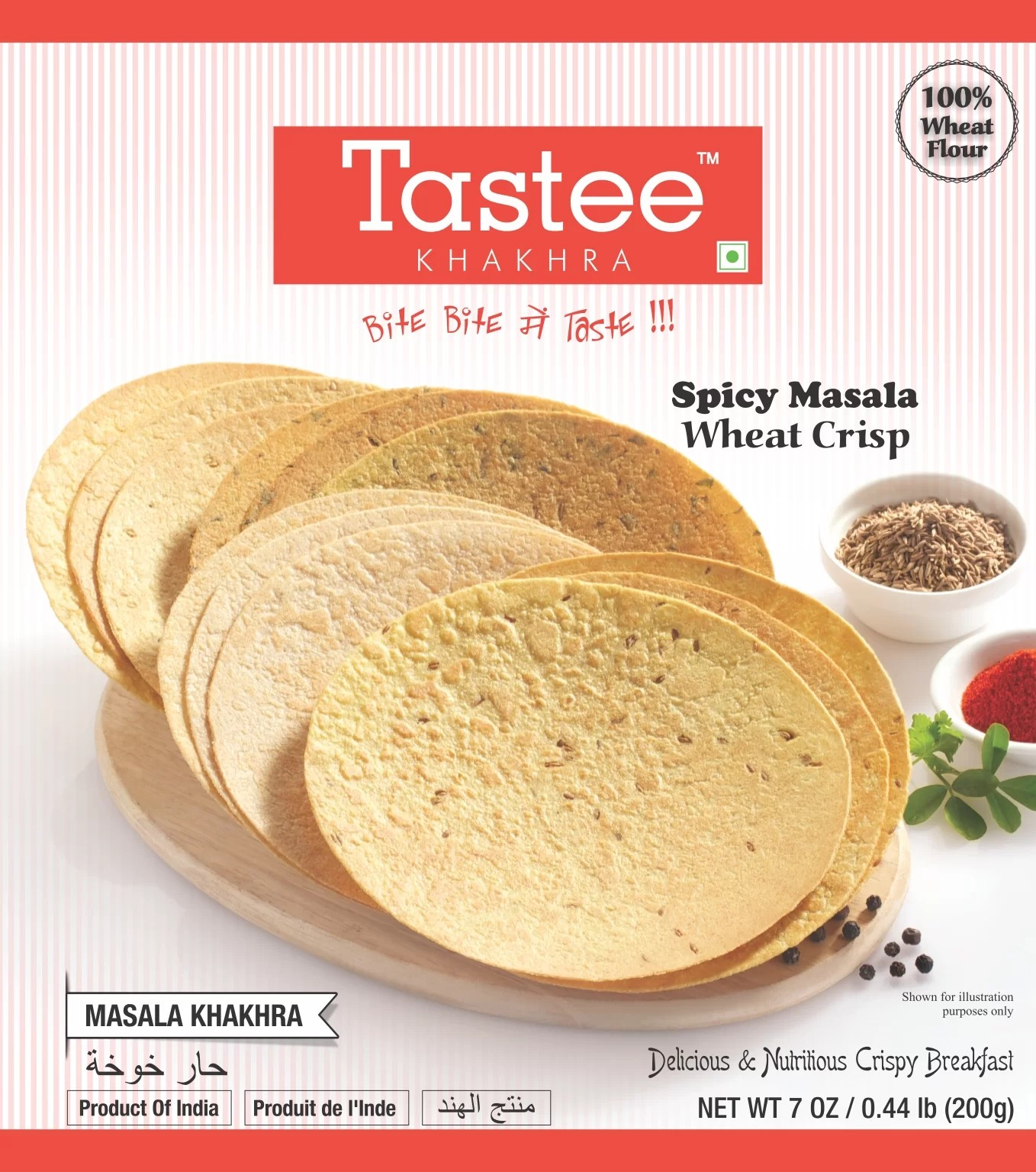 Tastee Masala Khakhra 200g