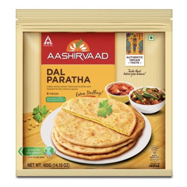 Aashirvaad Dal Paratha (frozen) 400gm 