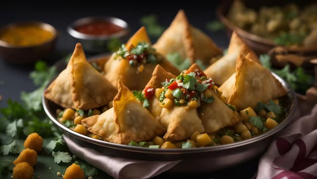 Samosa Chat(2pcs)