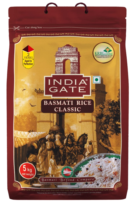 India Gate Classic Basmati Rice 5kg