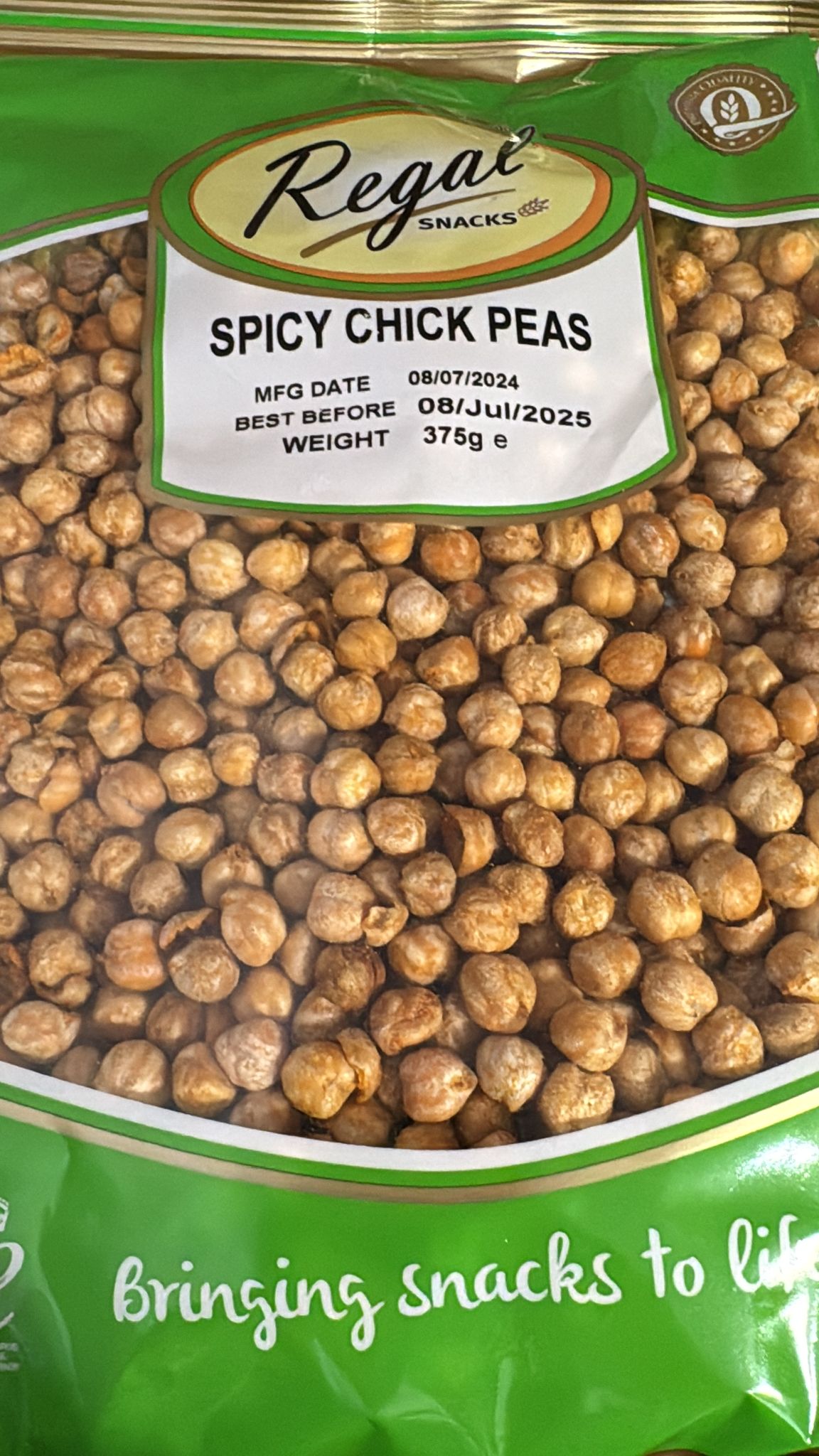 Regal Spicy Chick Peas 200g