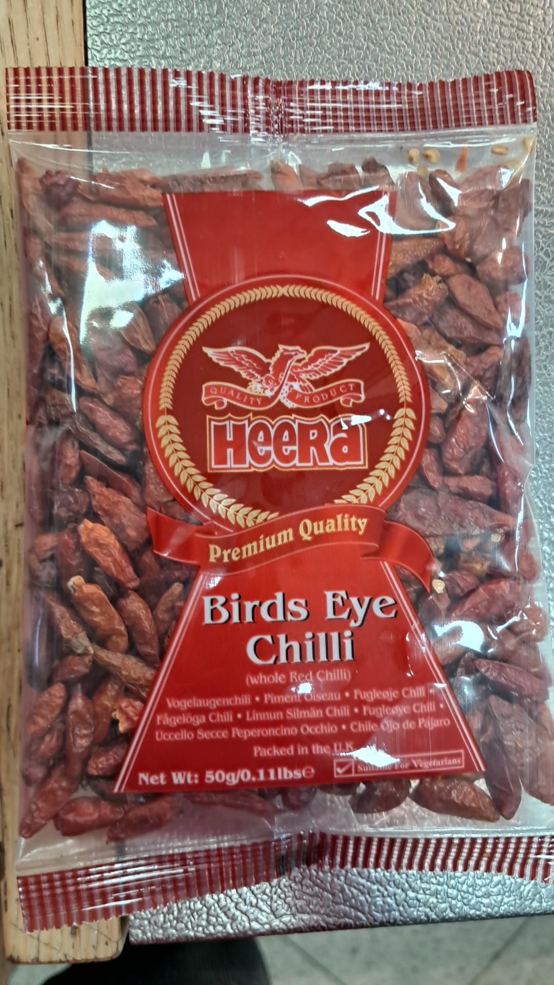 Heera Birds Eye Chilli 50g