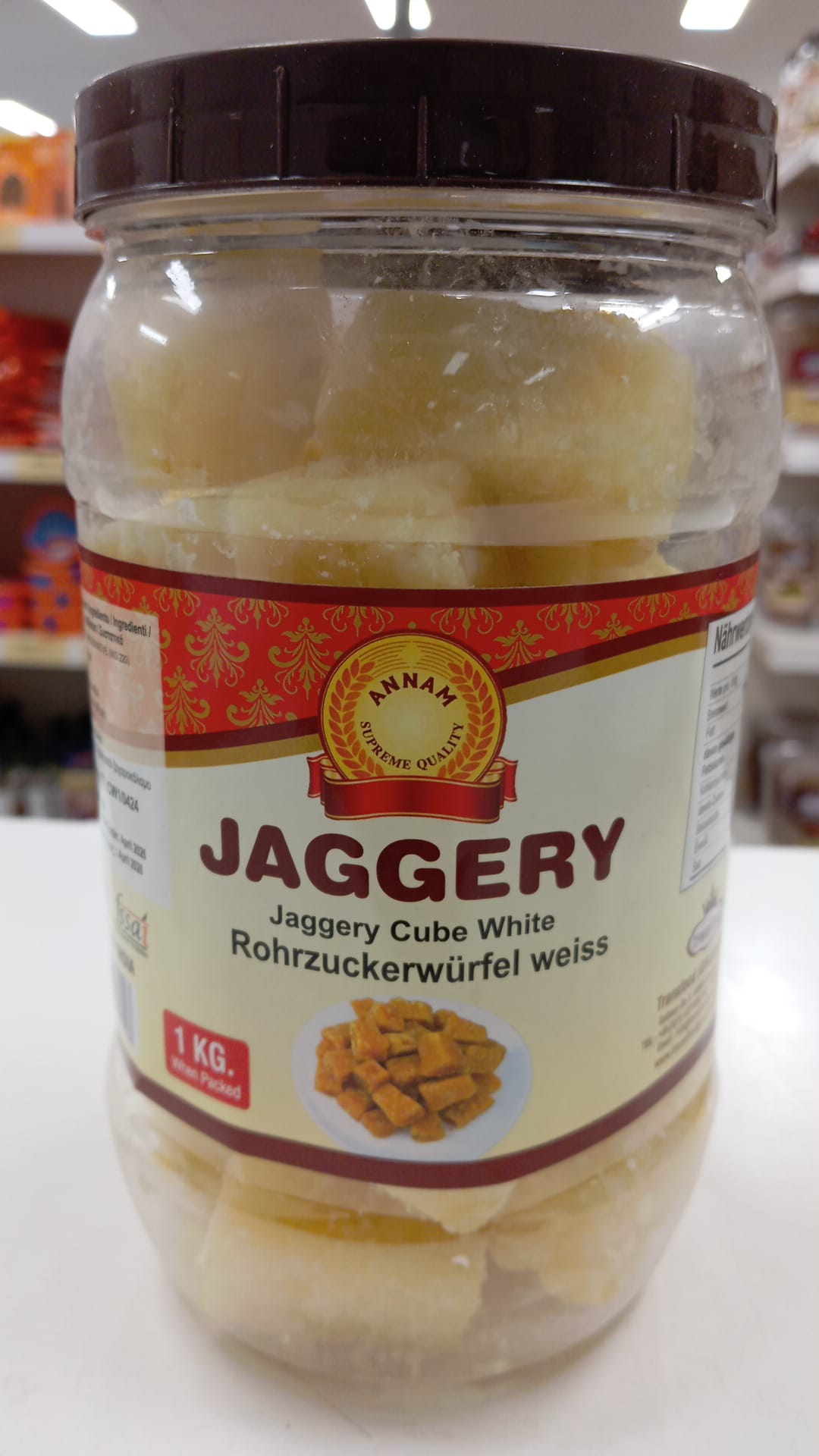 Annam Jaggery Cubes White 1kg